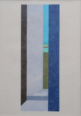 Fentes s’ouvrant sur l’horizon I - 1984 - par Wera Quintana